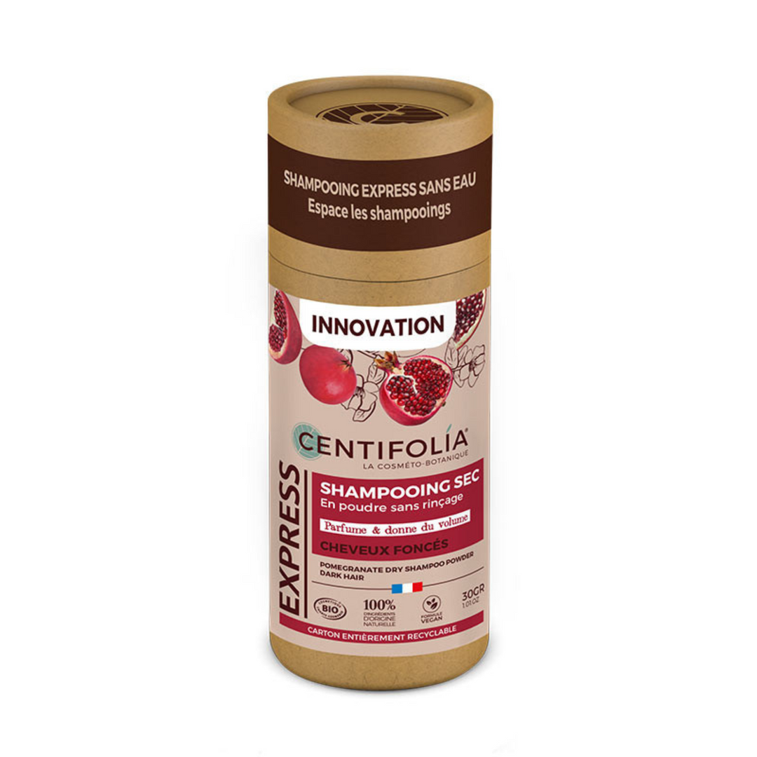 Shampooing sec en poudre grenade - cheveux foncés