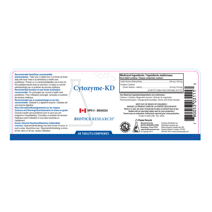 Cytozyme-KD (Neonatal Kidney)