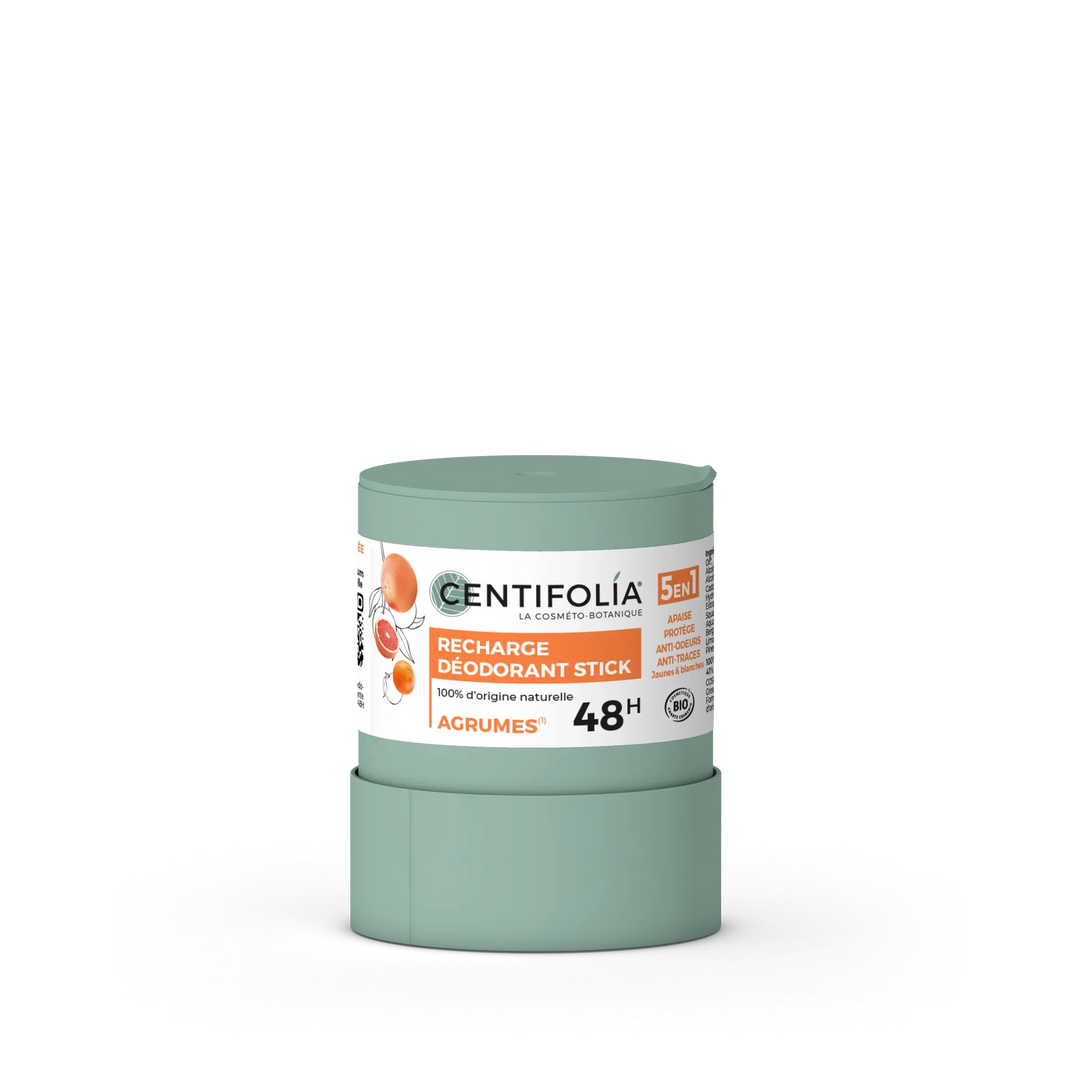 Déodorant stick rechargeable 48h