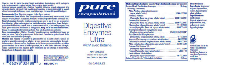 Digestive Enzymes Ultra With Betain