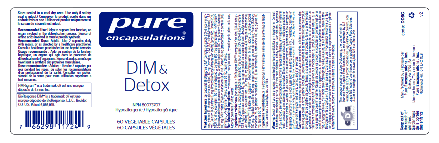 DIM &amp; Detox