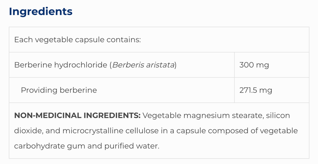 Berberine SAP 300mg