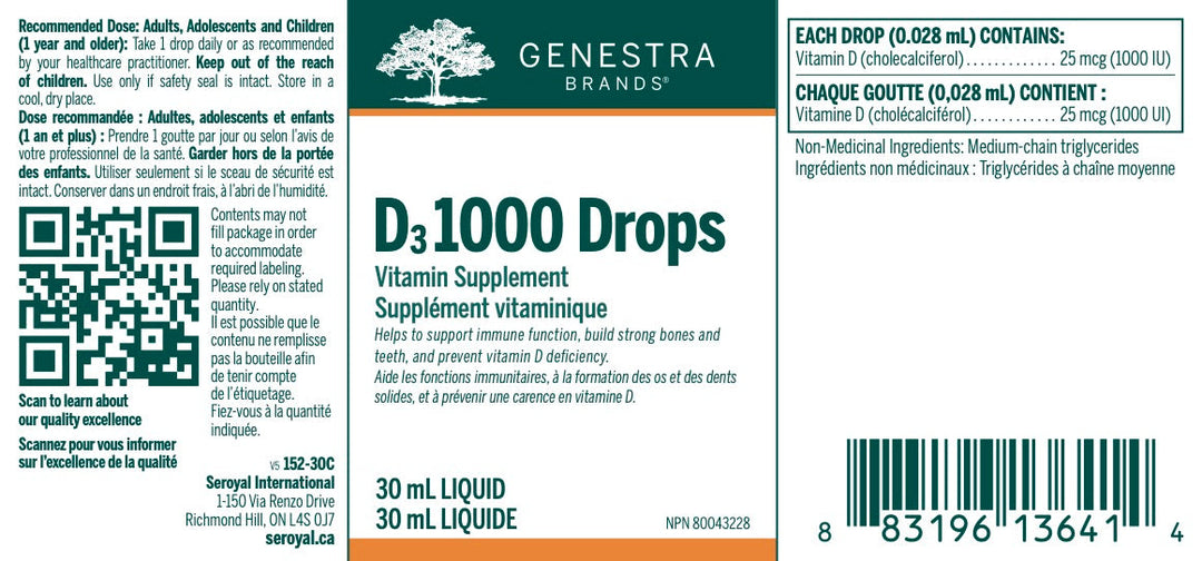 D3 1000 Drops