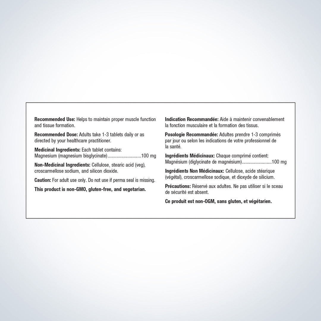 Magnesium Glycinate (Anciennement Mag Glycinate)