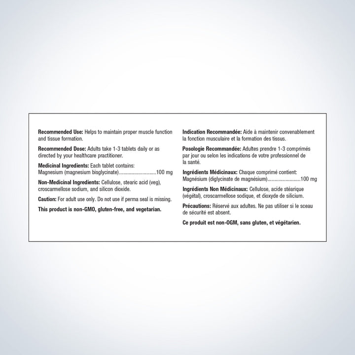 Magnesium Glycinate (Anciennement Mag Glycinate)