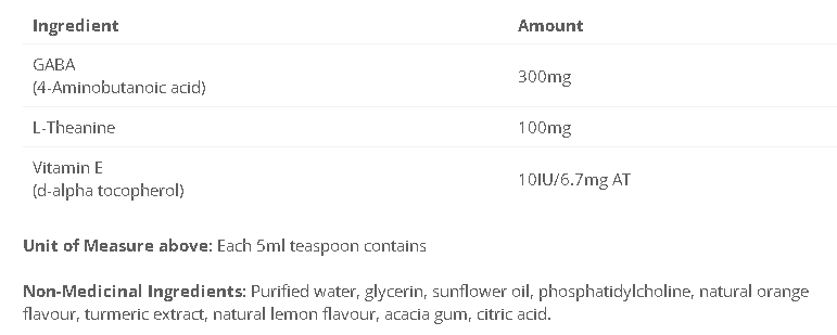 Liposomal GABA &amp; L-Theanine