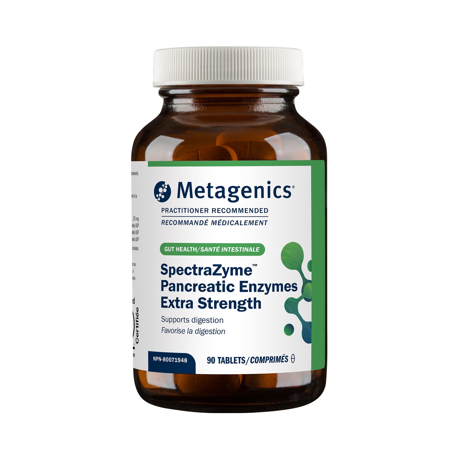 SpectraZyme(TM) Pancreatic Enzymes Extra Strength (Anciennement Spectr ...