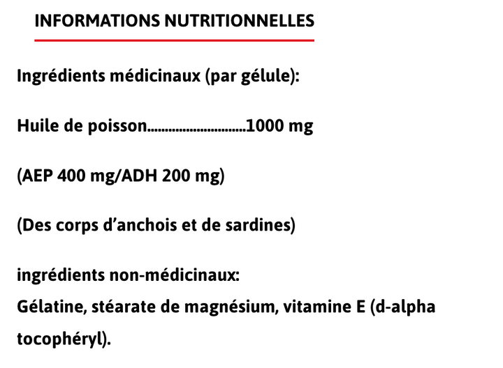 Oméga-3 EPA-DHA