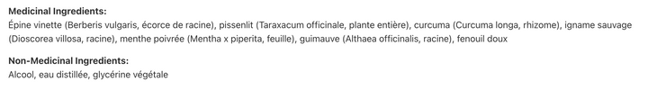 Soutien à la vésicule biliaire