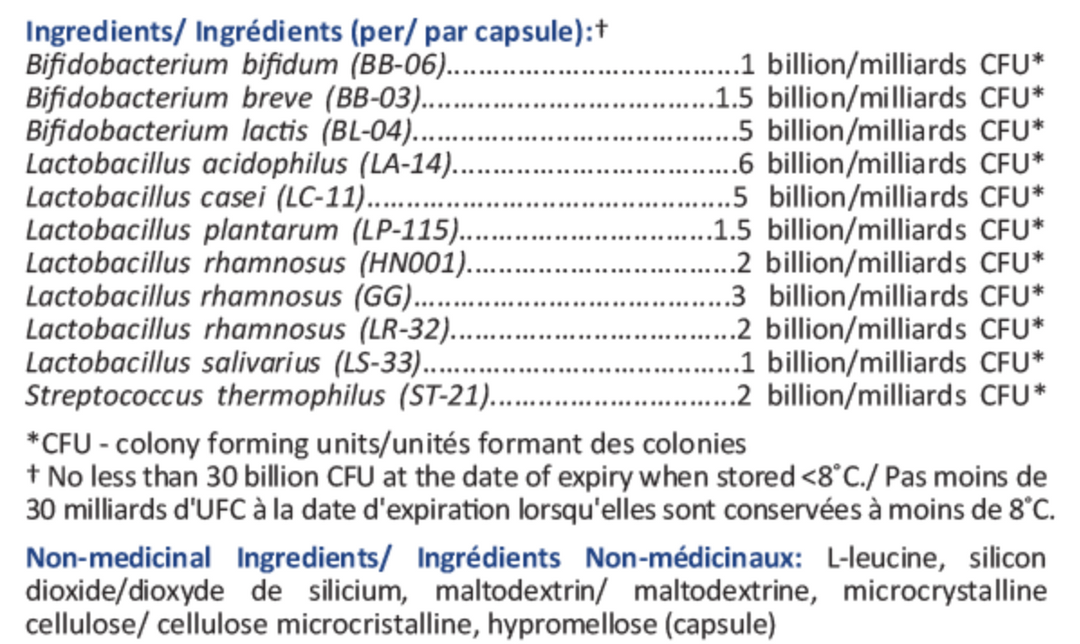Supreme-PB30+ DF (30 Bil Probiotics) (Sans FOS)
