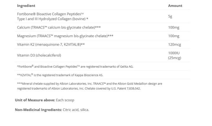 Bone Collagen Peptides - Powder