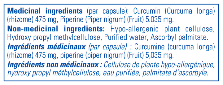 Curcumin 500 with Bioperine