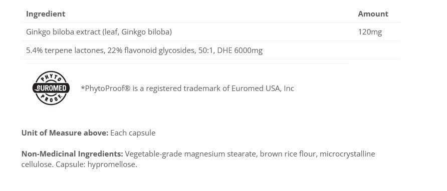 Ginkgo Biloba