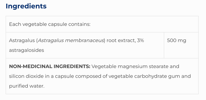 Astragalus SAP