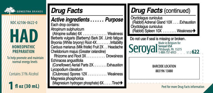 HAD (Adrenal Drops)