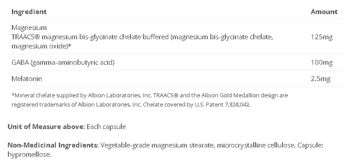 Magnesium Sleep Matrix