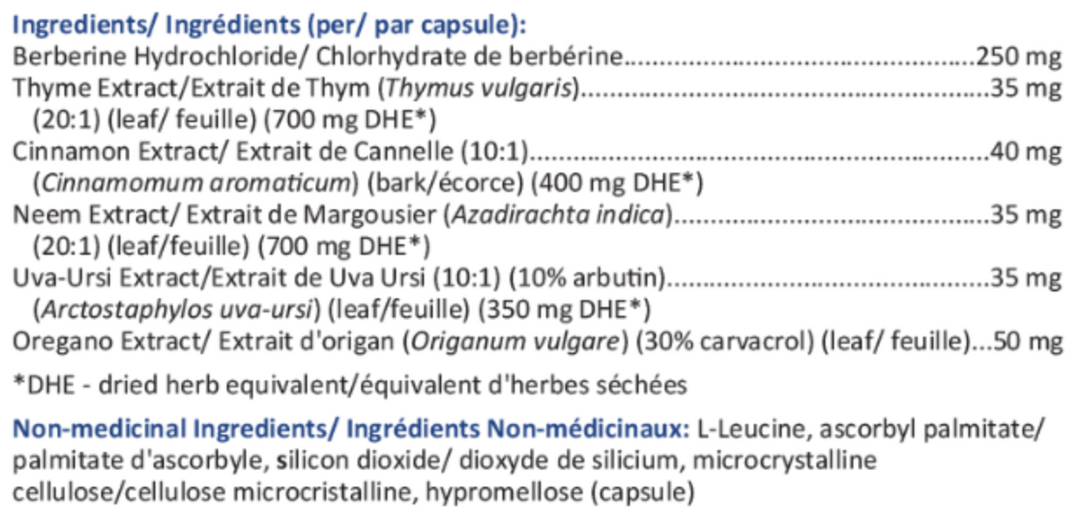 Microcidin AF (Formule antimicrobienne à large spectre "sans allium" )