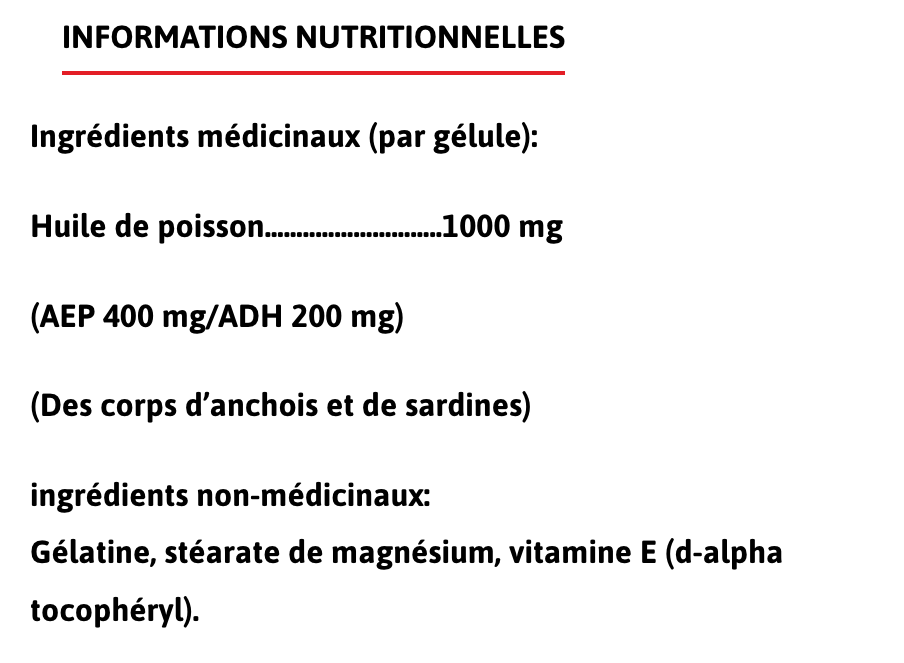 EPA-DHA Oméga-3