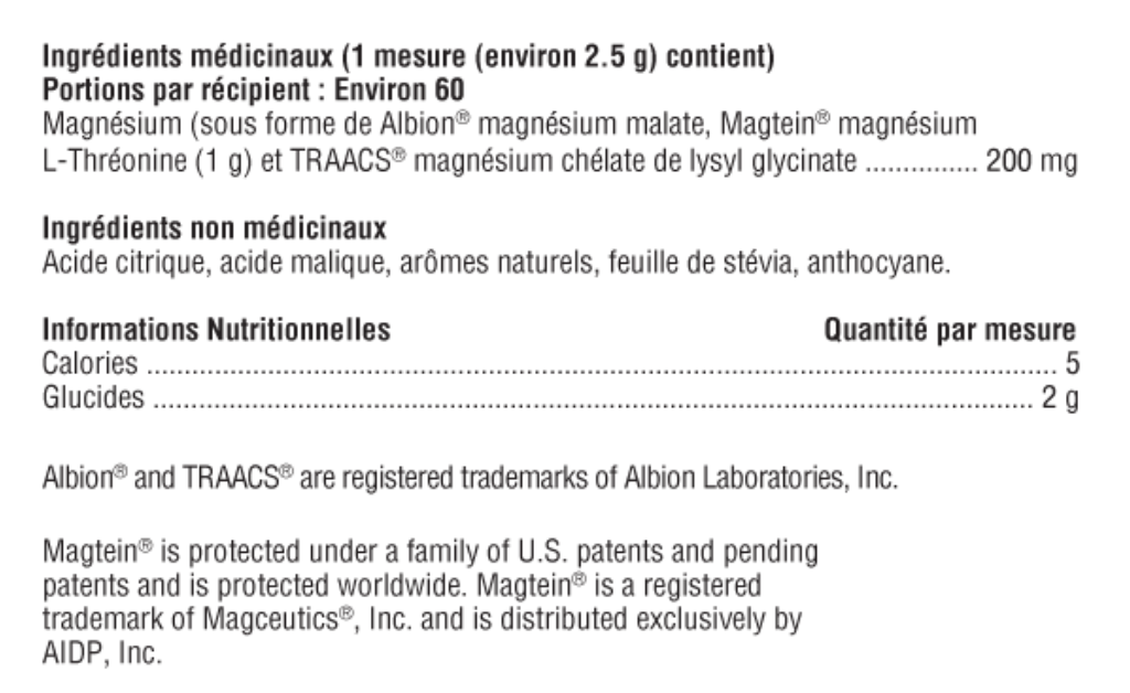 OptiMag Threonate Mix Berry